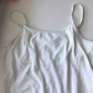 White tank top